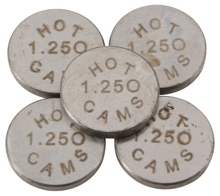Hot Cams 5PK948125 04-08 400 DVX/02-16 CRF 450 R Shim Kits 1.250mm Thickness - 5 Pack