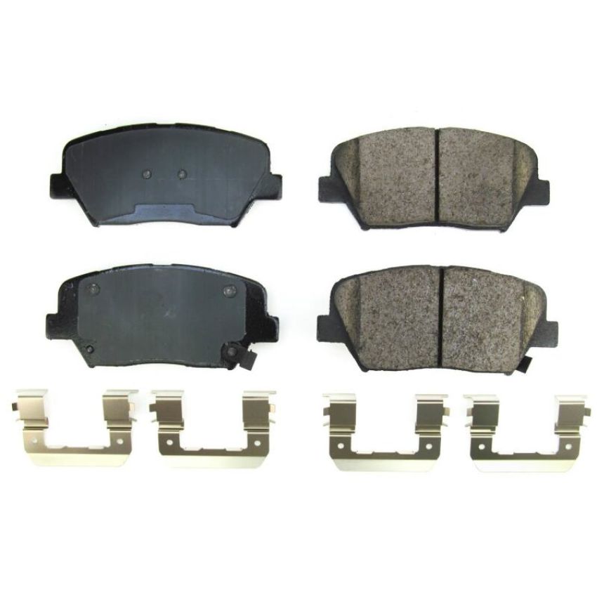 PowerStop 17-2242 PowerStop - Z17 Low-Dust Ceramic Brake Pads with Hardware