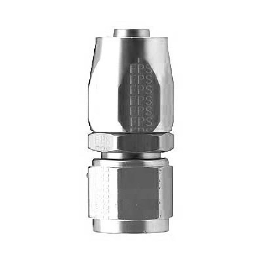 FRAGOLA FRG220106-CH Hose Fitting #6 Straight Pro-Flow Chrome