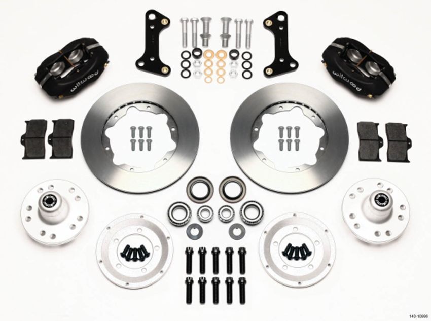 Wilwood 140-10996 Forged Dynalite Front Kit 11.00in 67-69 Camaro 64-72 Nova Chevelle