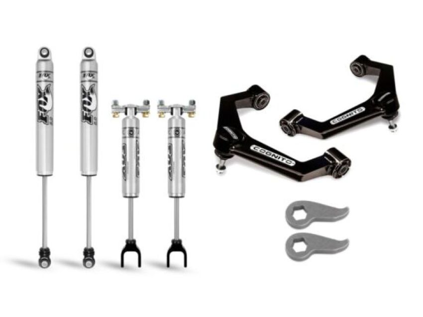 Cognito 110-P0884 20-24 Chevy Silv/Sierra 2500/3500 HD 2WD/4WD 3in Perf Uniball Leveling Kit w/ Fox PS 2.0 IFP