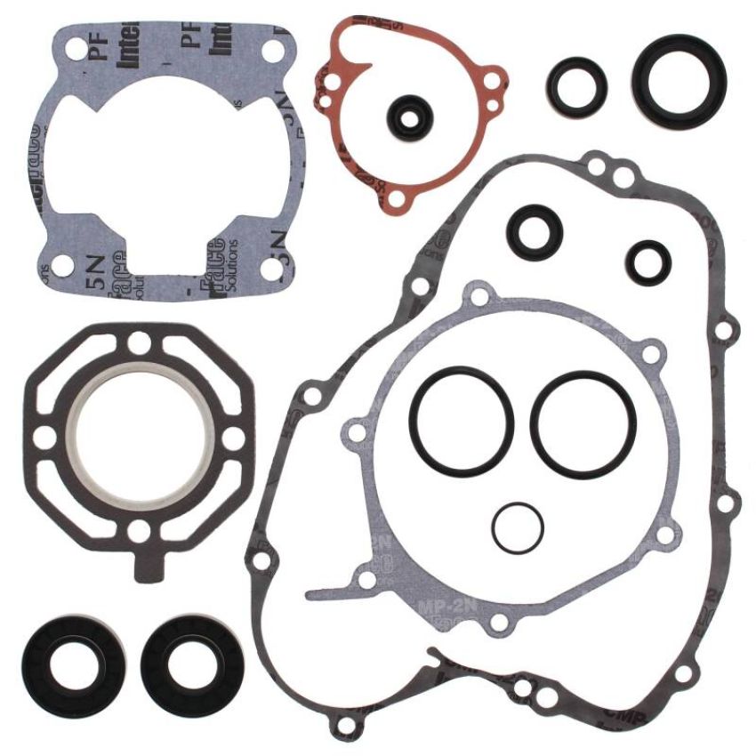Vertex Pistons 811404 Vertex Gaskets 88-89 Kawasaki KX80 Complete Gasket Kit w/ Oil Seals