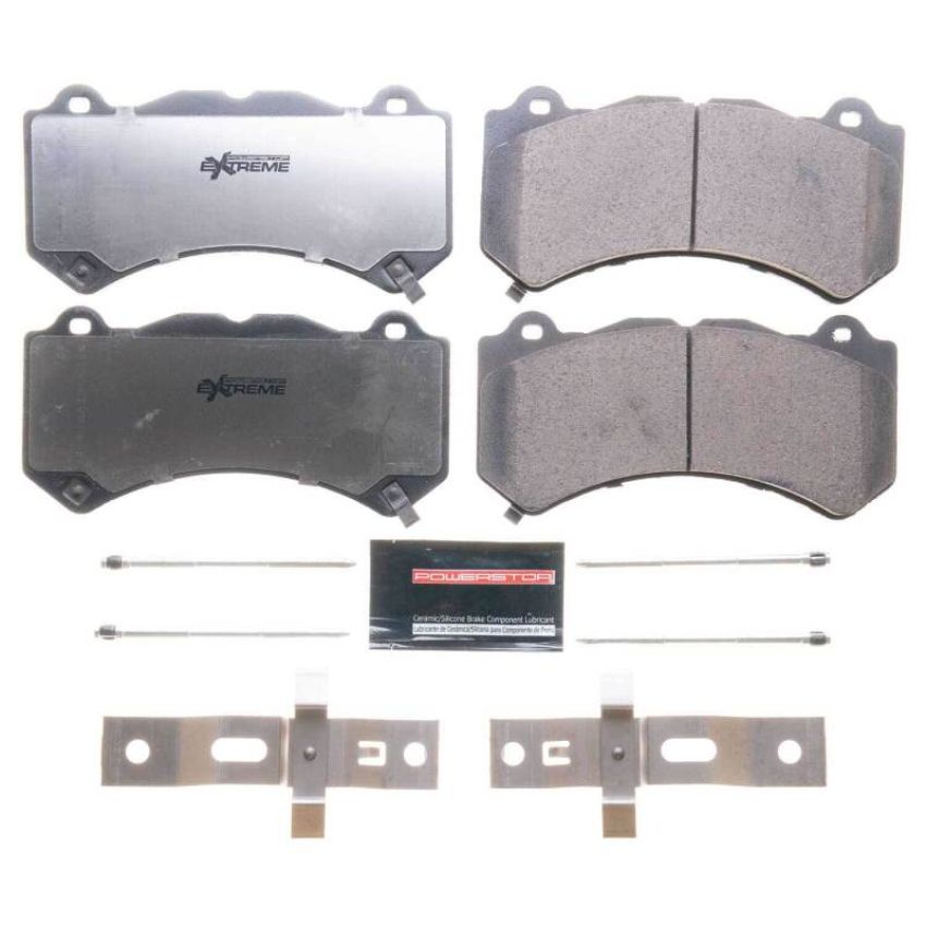 PowerStop Z26-1405 PowerStop - Z26 Performance Carbon-Fiber Ceramic Brake Pads with Hardware Kit