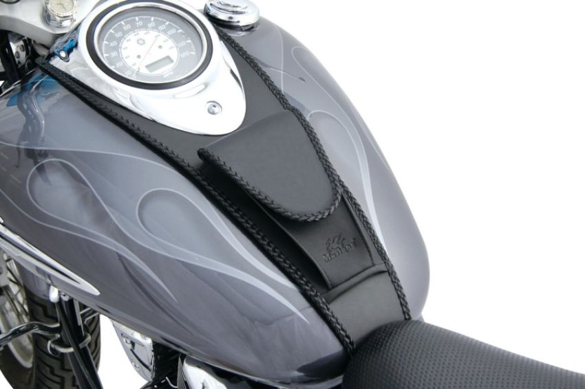 Mustang Motorcycle 93304 Mustang 99-21 Yamaha V-Star 1100 Custom Cruiser Tank Bib - Black