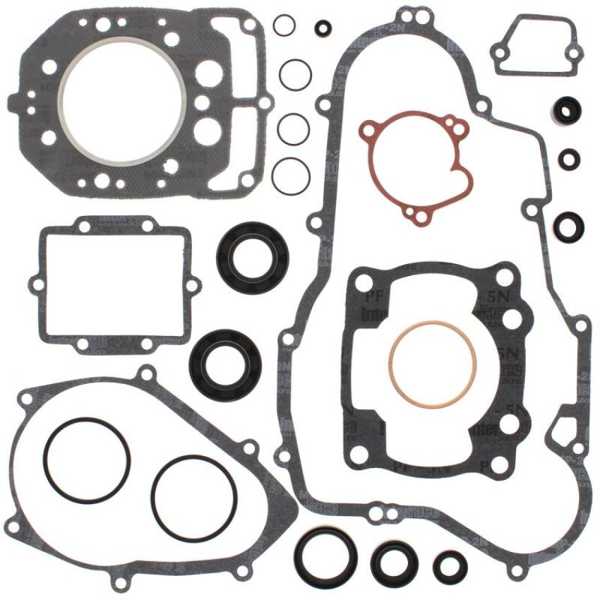 Vertex Pistons 811820 Vertex Gaskets 87-88 Kawasaki KXF250 Tecate Complete Gasket Kit w/ Oil Seals