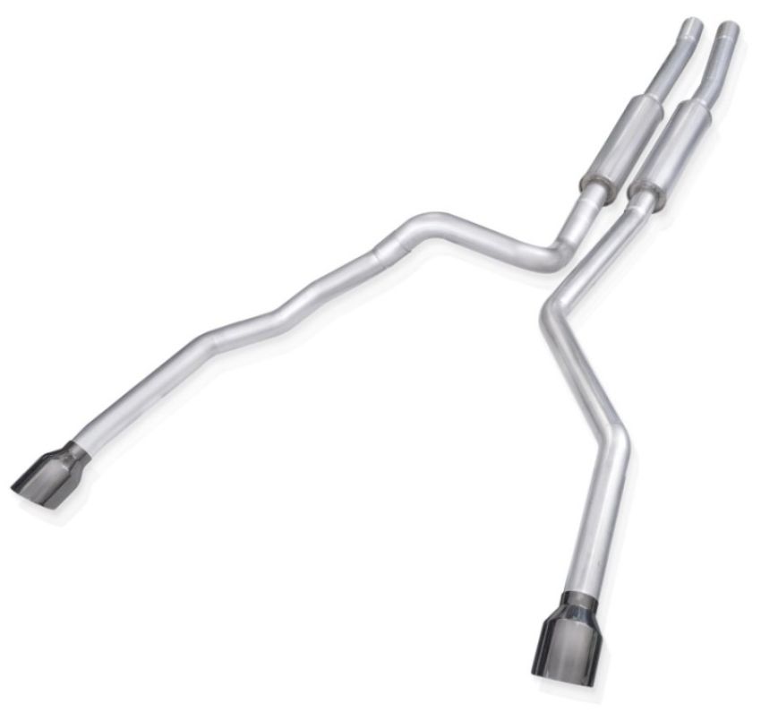 Stainless Works RAM21CBRBC 2021 Ram TRX 6.2L Redline Catback w/ Black Chrome Tips