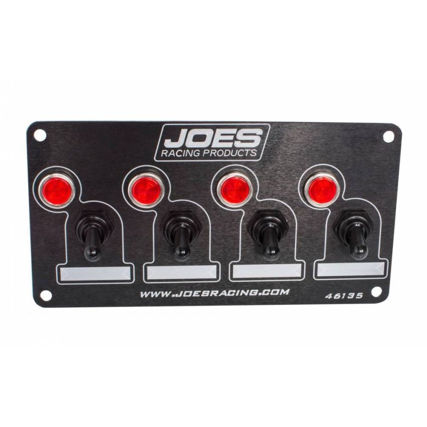 JOES RACING PRODUCTS JOE46135 Accessory Switch Panel w /4 Switches and Lights