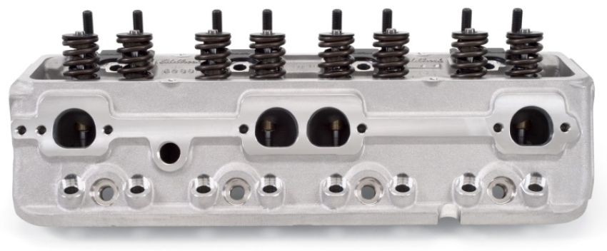 Edelbrock 5089 Cylinder Head E-Street SB Chevrolet 64cc (Complete Pair)