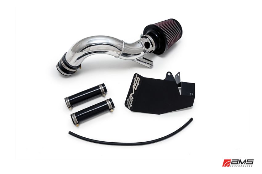 AMS AMS.04.08.0002-2 Performance 08-15 Mitsubishi EVO X Replacement Intake Pipe w/MAF Housing & Bungs - Black