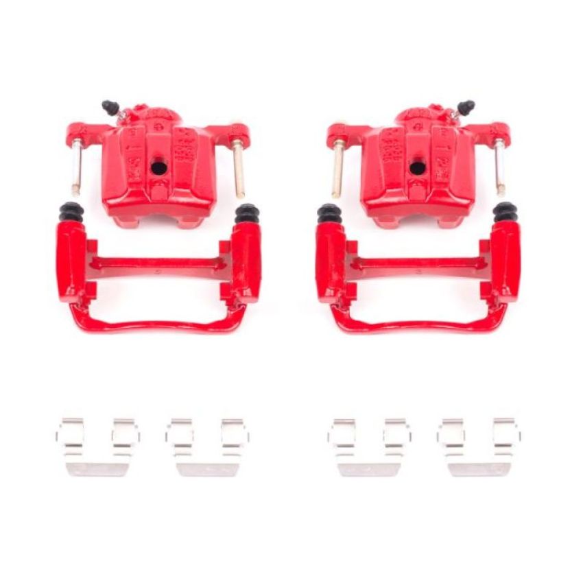 PowerStop S1518 Red Powder Coated Calipers