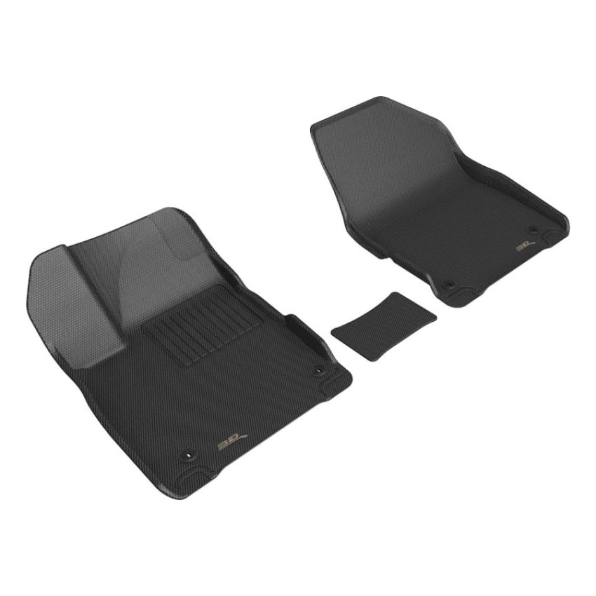 3D MAXpider L1KA07111509 2023 Kia EV6 Kagu Black Floor Mat - Row 1 (3pc)