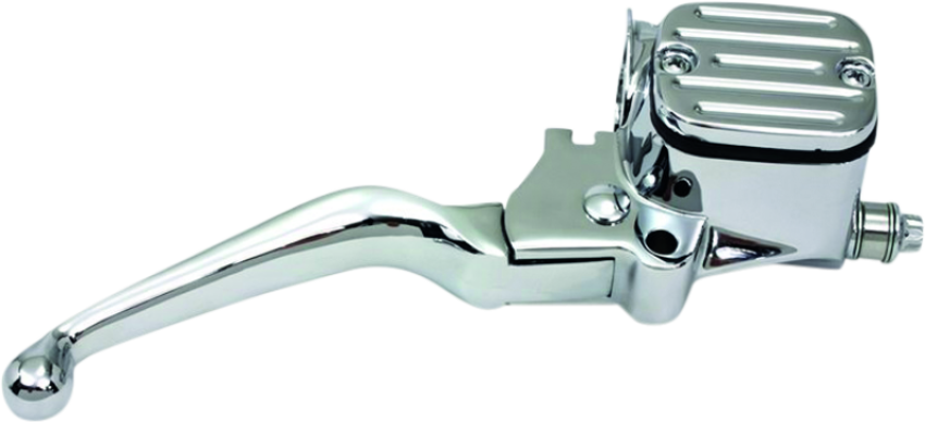 Bikers Choice 489988 Chrome 96-07 FL 96-10 ST Dyna 96-03 XL 9/16 Bore Chopped Handlebar Master Cylinder