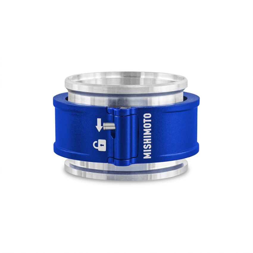 Mishimoto MMCLAMP-QD-25BL 2.5in Quick Release Clamp Assembly - Blue