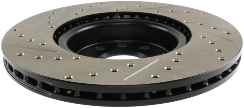 Stoptech 127.33098L Slotted & Drilled Sport Brake Rotor
