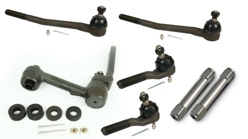 Ridetech 12109535 Steering linkage kit for 1970 Mustang with OE power steering.