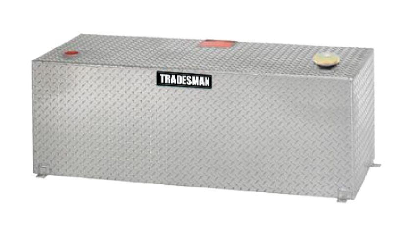 Tradesman 3198 Aluminum Rectangular Liquid Storage Tank (98 Gallon Capacity) - Brite