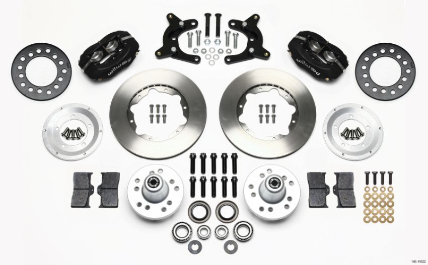 Wilwood 140-11022 Forged Dynalite Front Kit 11.00in 62-72 CDP A Body - 9in Drum