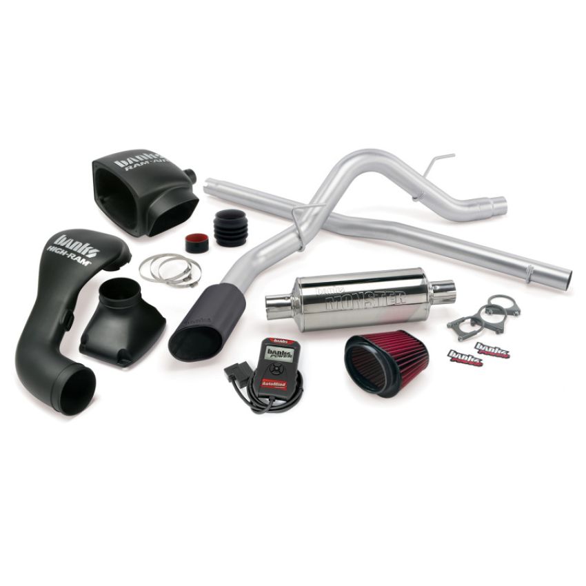 Banks Power 48486-B 06-08 Ford 5.4L F-150 CCMB Stinger System - SS Single Exhaust w/ Black Tip