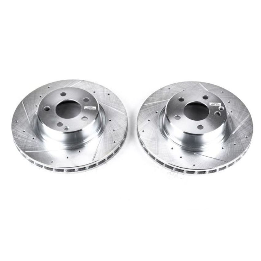 PowerStop EBR860XPR PowerStop Evolution Performance Drilled, Slotted & Plated Brake Rotor Pair