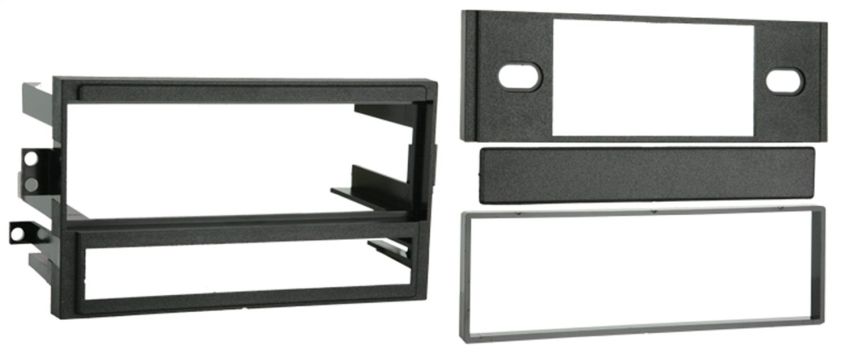 Metra 99-7578 Nissan Hardbody Quick 2-Shaft to DIN Conversion Dash Kit,BLACK