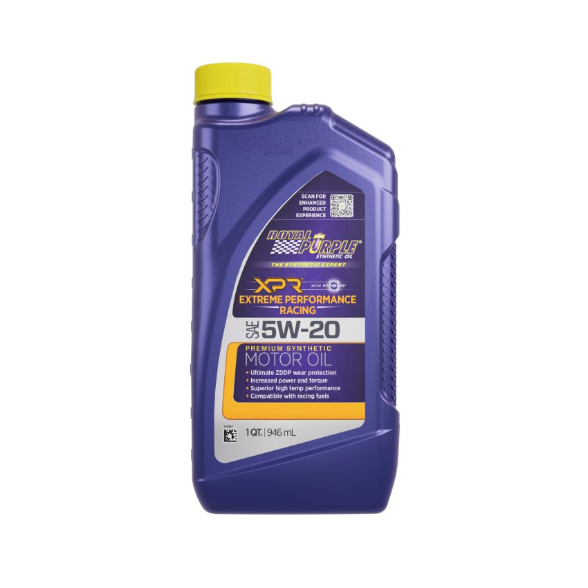 Royal Purple 06011 XPR Synthetic Extreme Performance 5W-20 Racing Oil - 1 Quart