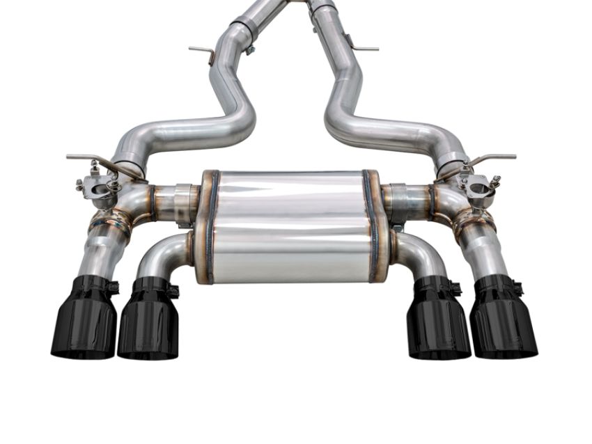 AWE Tuning 3025-43074 BMW F8X M3/M4 SwitchPath Catback Exhaust - Diamond Black Tips
