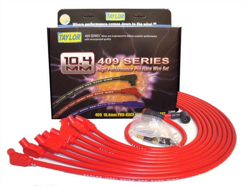 Taylor Cable 79232 409 10.4mm Spiro-Pro Race Plug Wire Set - Red