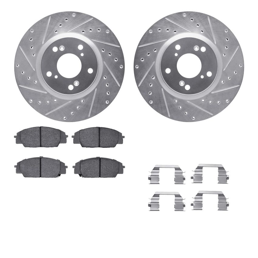 Dynamic Friction 7512-59070 Rotor Kit