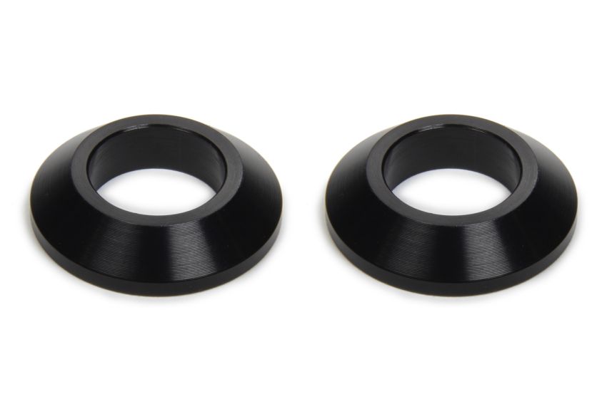 Ti22 PERFORMANCE TIP8221 Tapered Spacers 1/2in ID 1/4in Thick Black 2pk