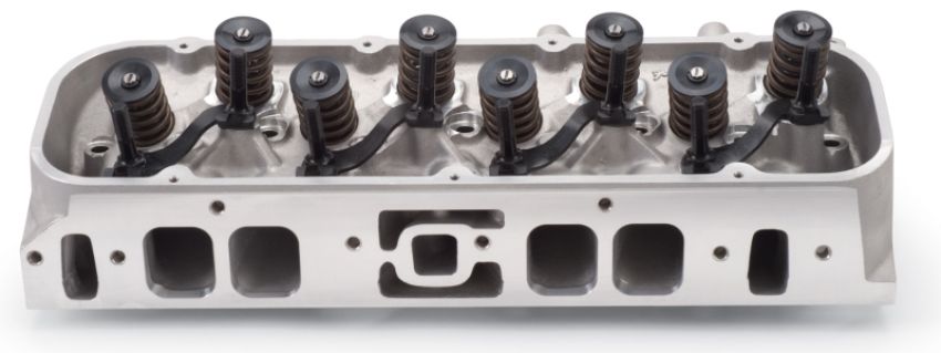 Edelbrock 50459 Cyl Head E-Street BB Chevy Oval Port Complete Single