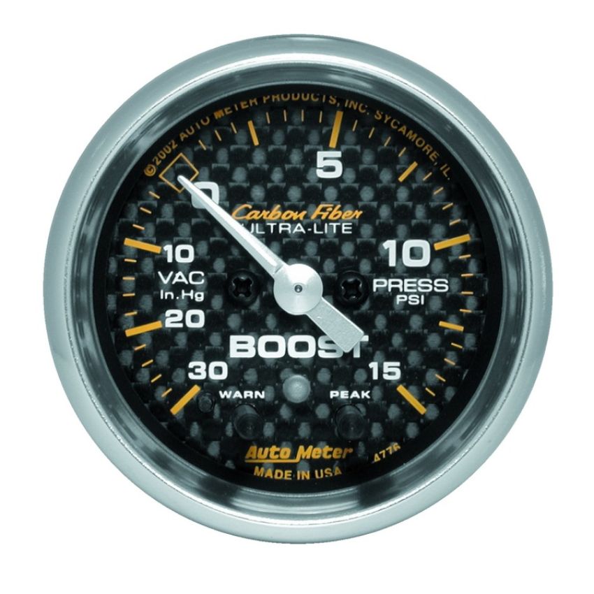 AutoMeter 4776 GAUGE, VAC/BOOST, 2 1/16