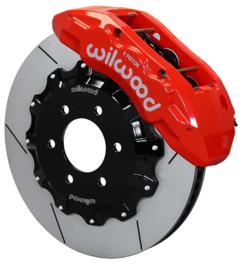 Wilwood 140-15886-R TX6R Front Kit 15.50in Rotor w/ Lines - Red - 10-14 Ford F150 Raptor