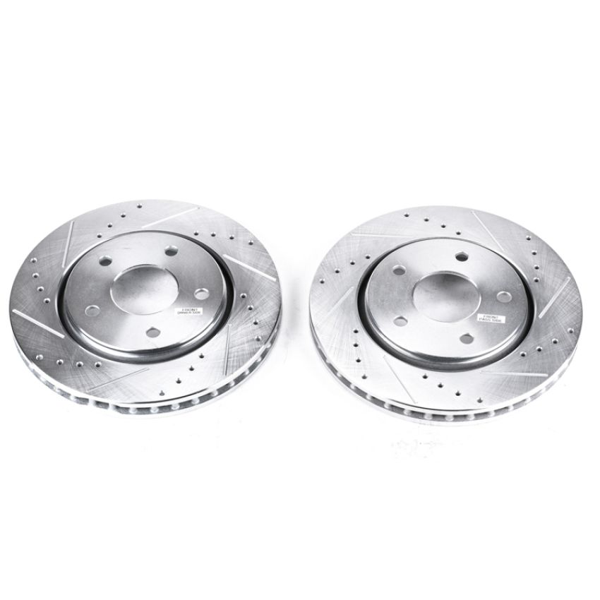 PowerStop AR8797XPR PowerStop Evolution Performance Drilled, Slotted & Plated Brake Rotor Pair