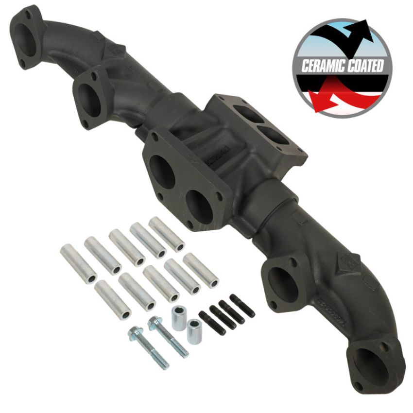BD Diesel 1048006 Pre-2002 ISX / Cummins Signature 600 ISX T6 Ceramic Coated Exhaust Manifold