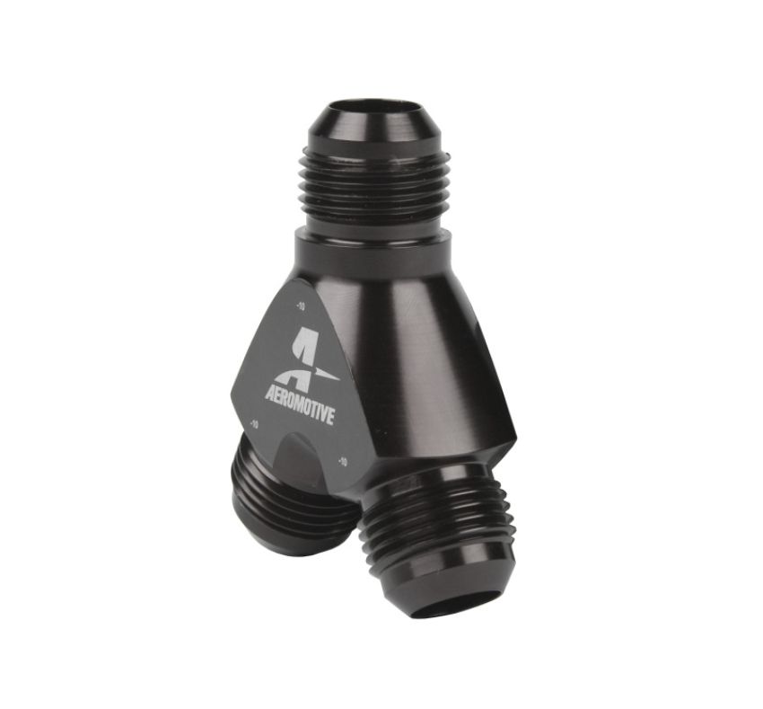 AEROMOTIVE AFS15676 Y-Block Fitting - 10an to 2 x -10an
