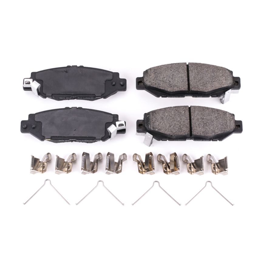 PowerStop 17-572 PowerStop - Z17 Low-Dust Ceramic Brake Pads with Hardware