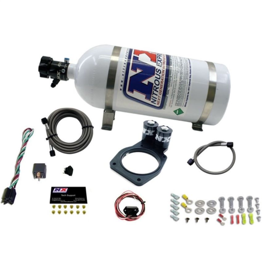 Nitrous Express 20931-10 5TH GEN CAMARO PLATE SYSTEM (50-150HP) 200HP-225HP JETTING AVAILABLE 10LB BOTTLE