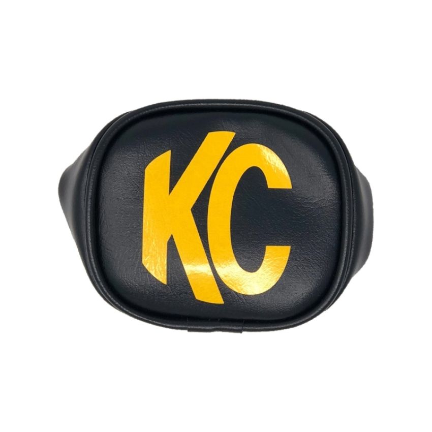 KC HiLiTES 5303 KC Cover 3in Vinyl Black Yellow KC PR