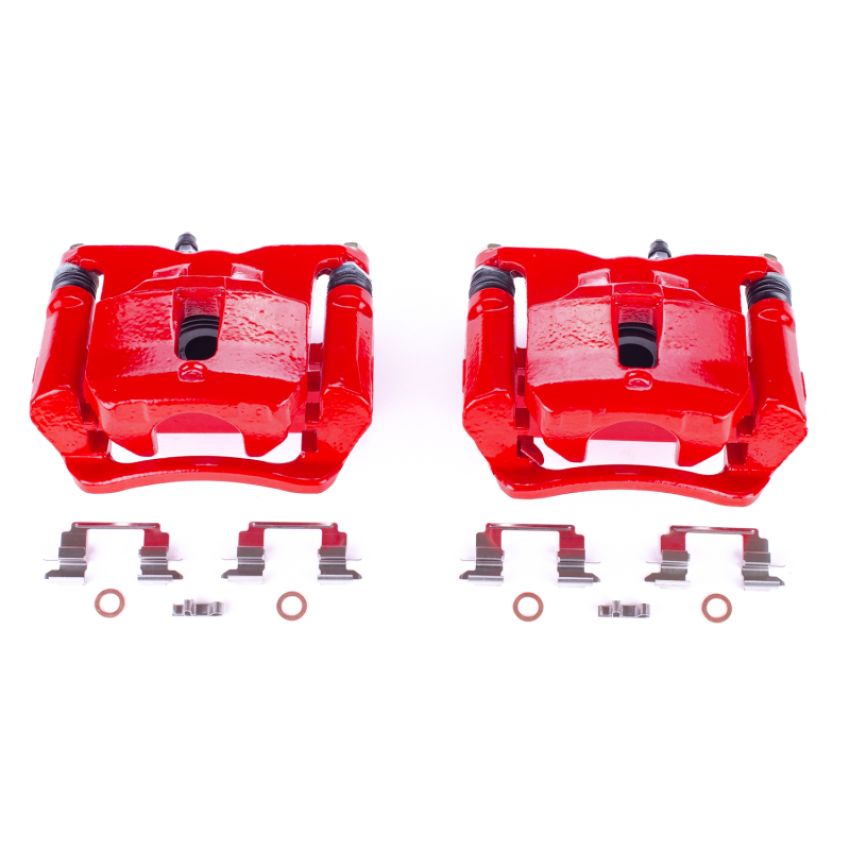 PowerStop S5522 Red Powder Coated Calipers