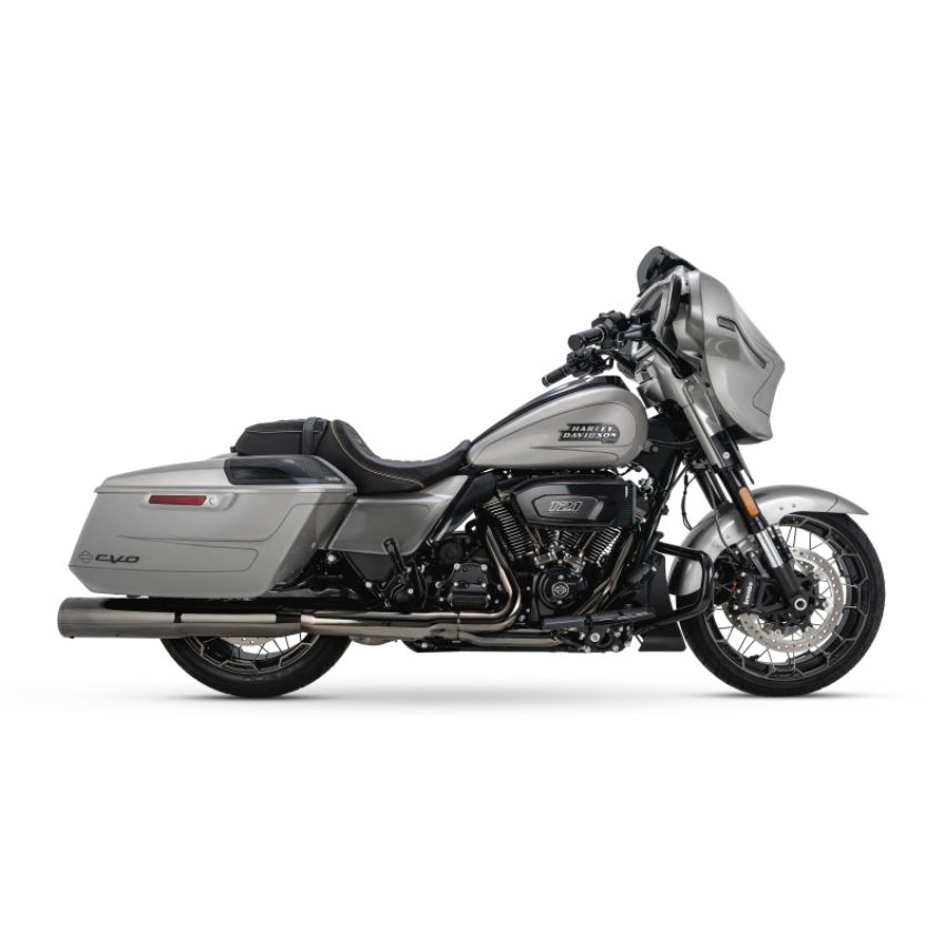 Vance and Hines 16468 Vance & Hines 17-23 Harley Davidson CVO/Touring Hi-Output Slip on Exhaust - Dark Chrome