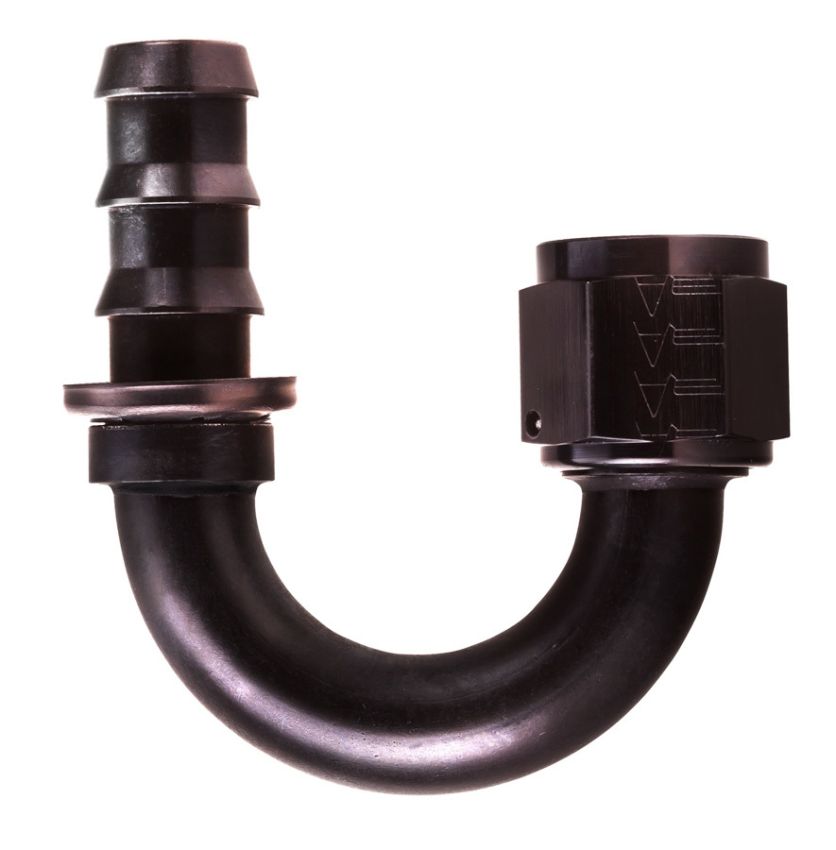 AEROQUIP AERFCL1562 #6 180 Degree Socketless Black