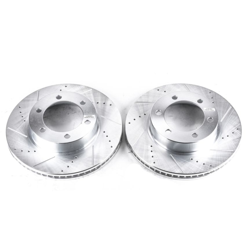 PowerStop JBR935XPR PowerStop Evolution Performance Drilled, Slotted & Plated Brake Rotor Pair