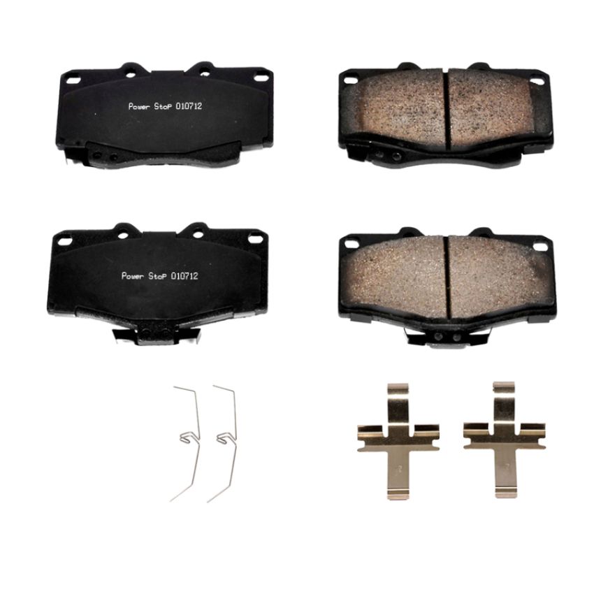 PowerStop 17-436 PowerStop - Z17 Low-Dust Ceramic Brake Pads with Hardware