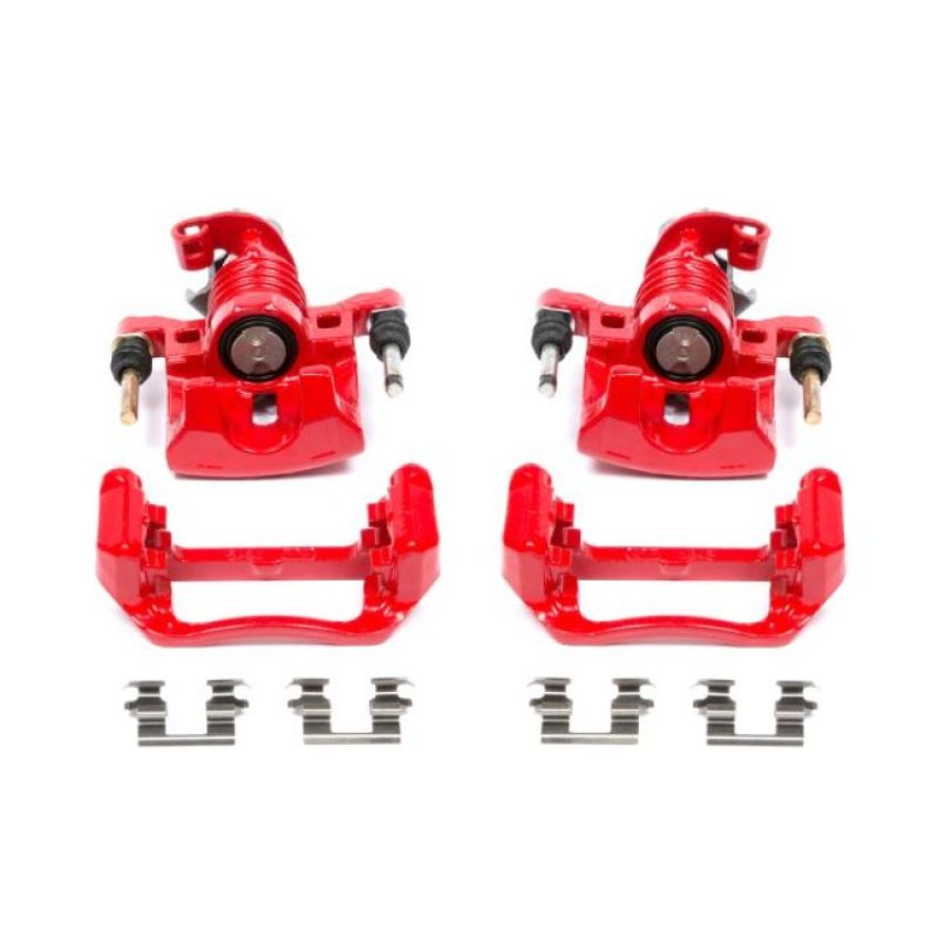 PowerStop S4868 Red Powder Coated Calipers