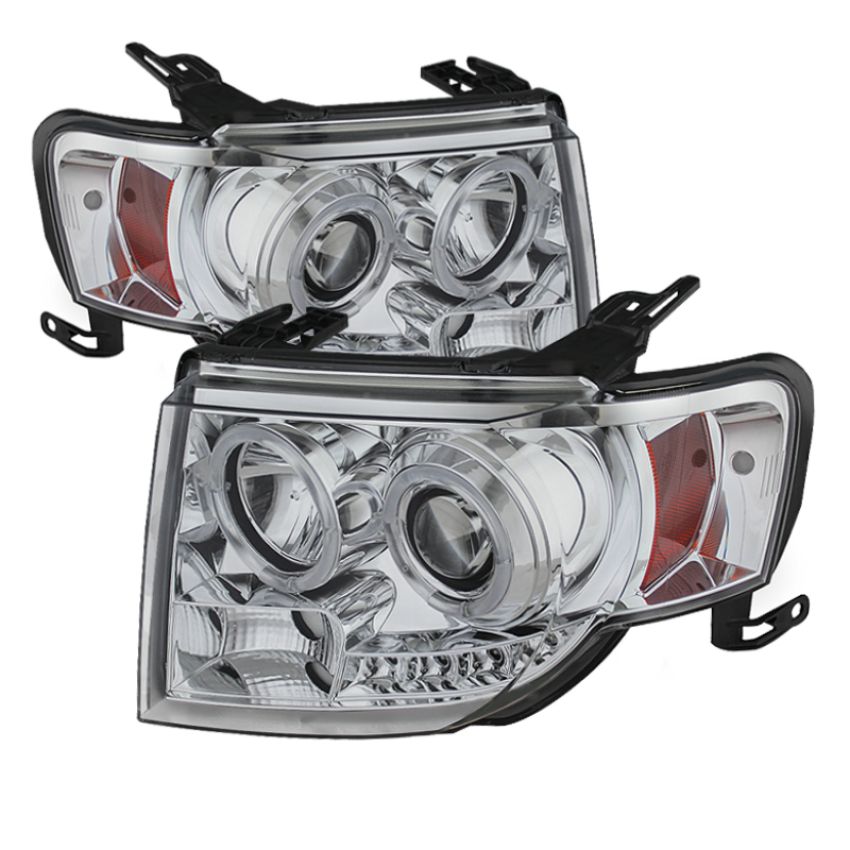 SPYDER 5074232 Projector Headlights - DRL - Chrome