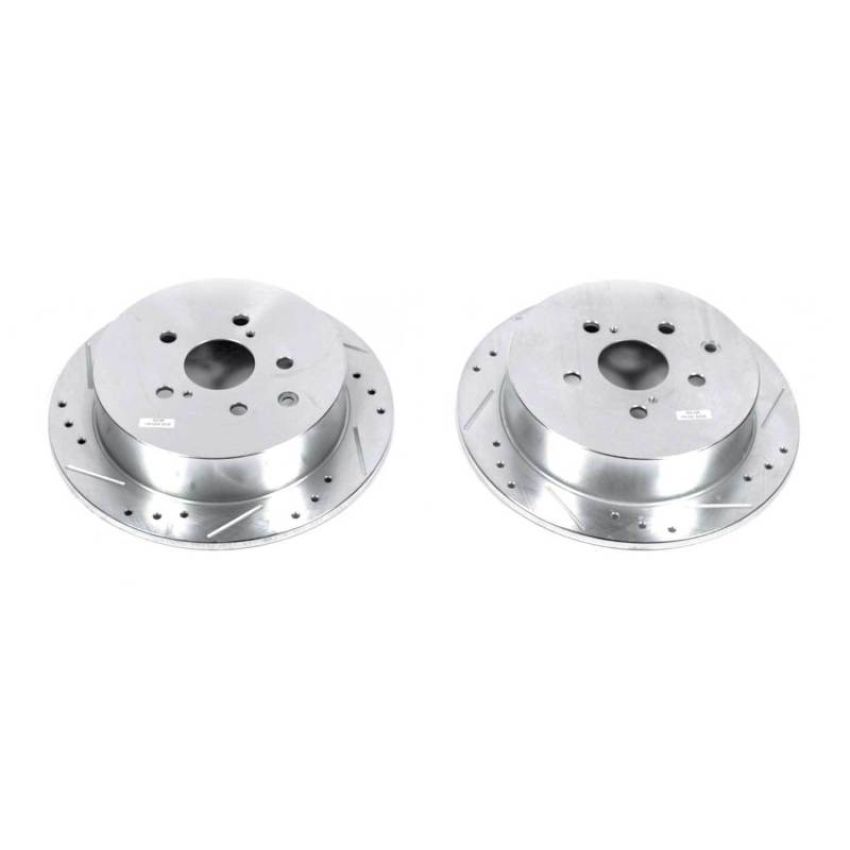 PowerStop JBR1389XPR PowerStop Evolution Performance Drilled, Slotted & Plated Brake Rotor Pair