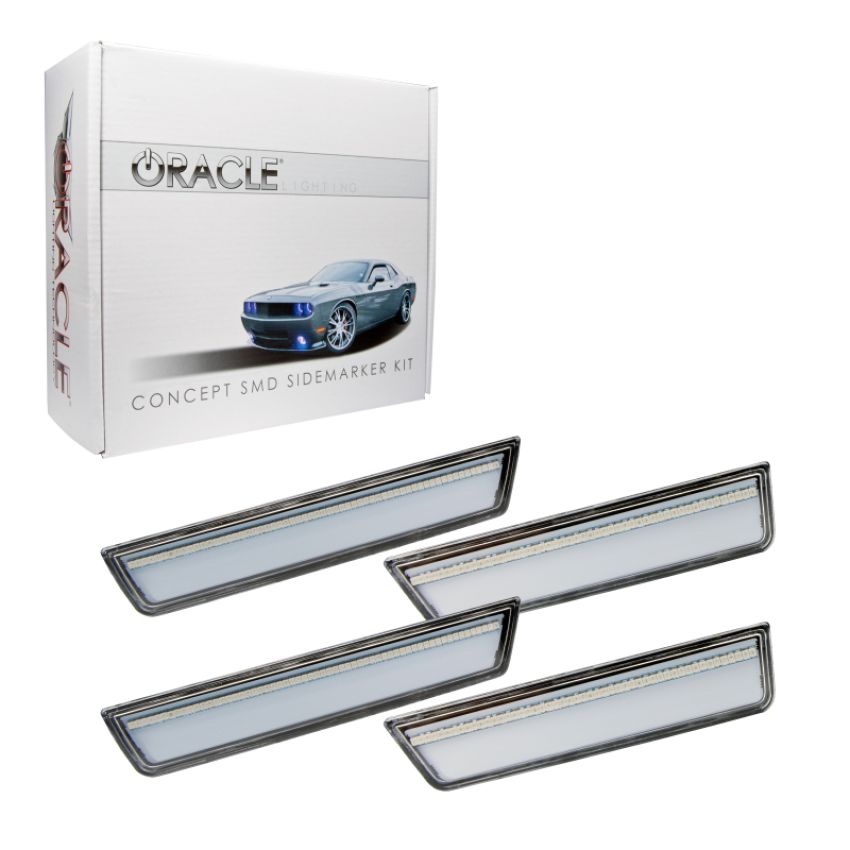 Oracle Lighting 9800-019 08-14 Dodge Challenger Concept Sidemarker Set, Clear - No Paint