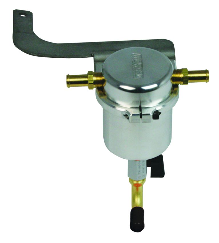 Moroso 85499 95-99 BMW M3 Air/Oil Separator Catch Can - Billet Aluminum