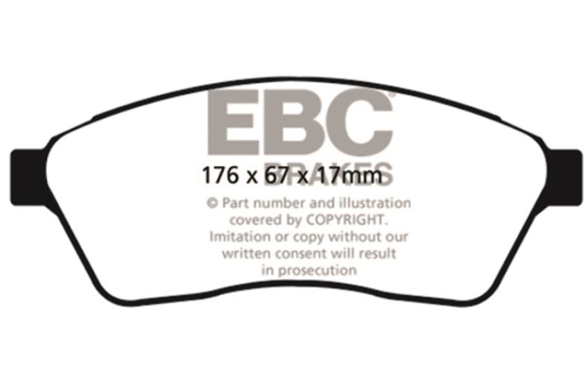 EBC Brakes DP21859 Greenstuff 2000 Series Sport Brake Pads