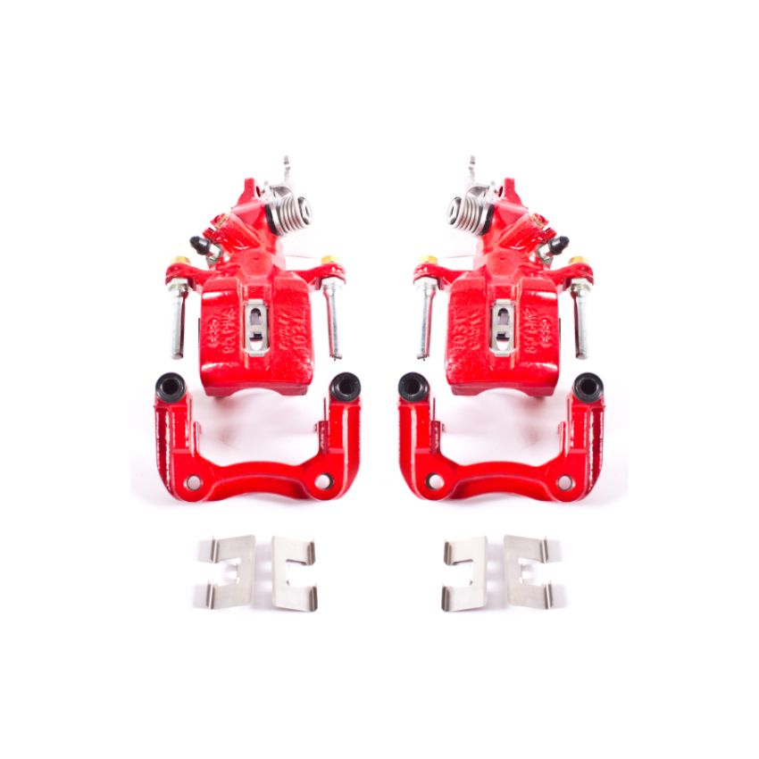 PowerStop S2068 Red Powder Coated Calipers